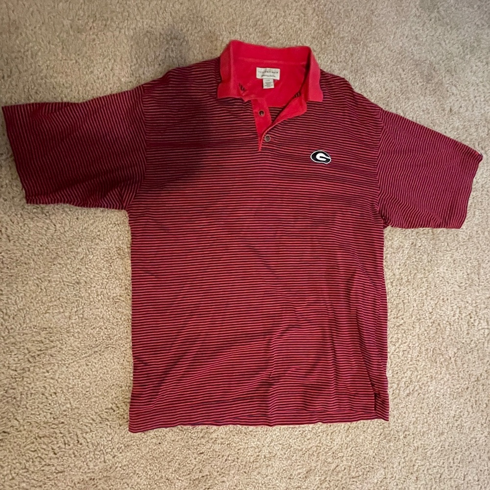 Cutter & Buck Men’s UGA polo shirt, Large.